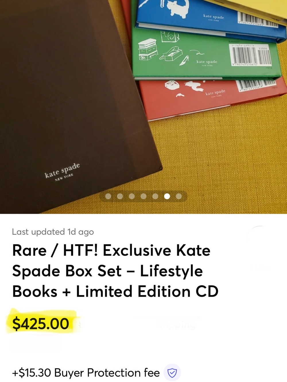 Kate Spade 2004 Limited Edition Vintage Boxed Book Set w/ Sealed Collector’s CD - Picture 16 of 16